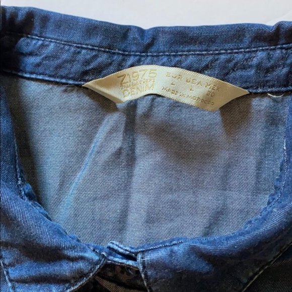 Zara Denim crop top - Picture 5 of 9